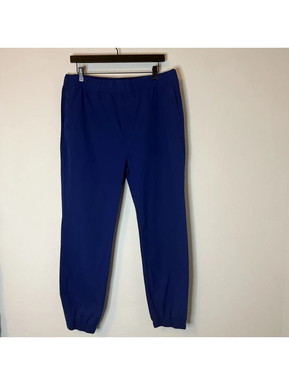 Banana Republic Men’s Jogger Pants Blue Pull On Stretch Travel Size L